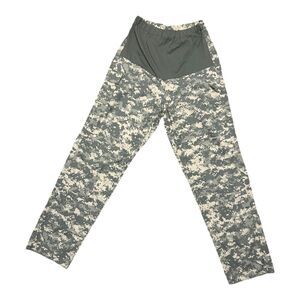 US Army Universal Camouflage Maternity Utility Work Slacks Uniform Pants 10 Long